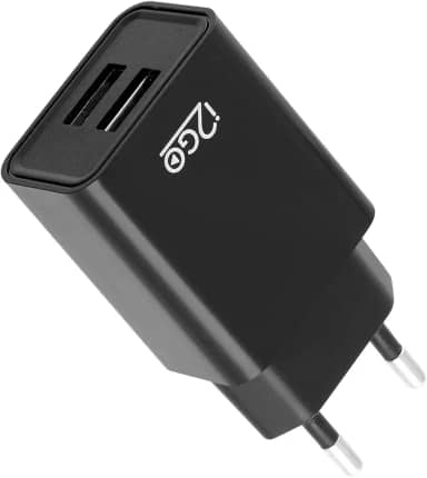 Tomada USB 2, i2GO, Entrada 100V-240V 50/60Hz 0. 15ª, Saída 5V – 2.4A, Preto