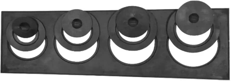 Chapa Redução Fogão Lenha 4 Furos Tampa Reta - 30x100x30cm