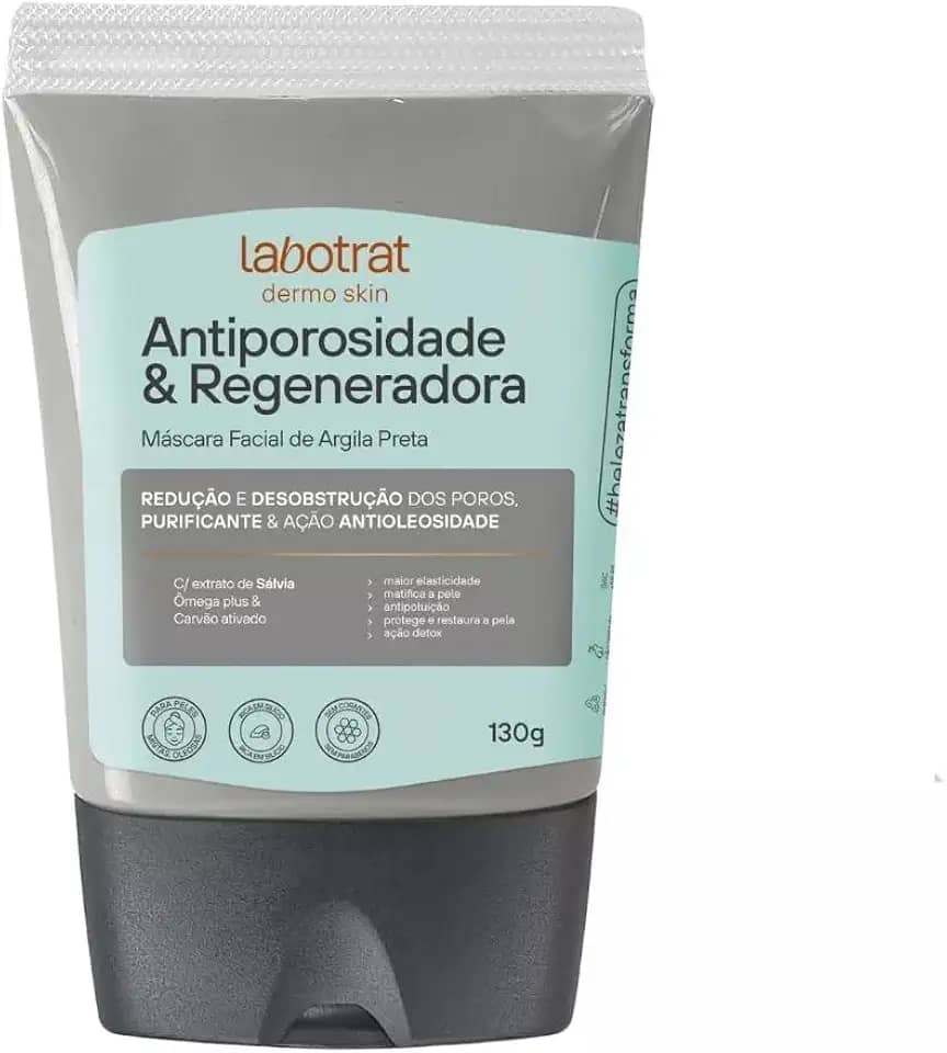 Máscara Antiporosidade Regenerador Argila Preta Limpeza Profunda Original