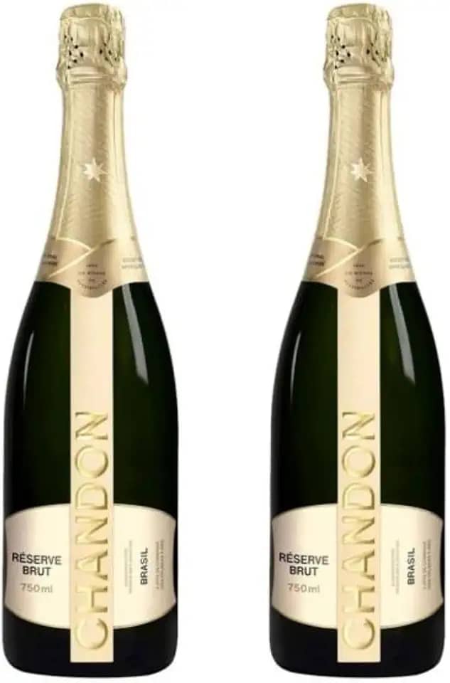 KIT 02 CHANDON RESERVE BRUT ESPUMANTE BRASILEIRO 750ML