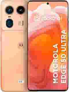 Smartphone Motorola Edge 50 Ultra 5G - 512GB 24GB (12GB RAM+12GB Ram Boost) 50MP Ultra-Pixel AI Camera IP68 NFC- Peach Fuzz Vegan Leather