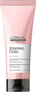 L'Oreal Professionnel Condicionador Vitamino Color, Protege e preserva a cor do cabelo, Aumenta o Brilho dos Fios, Hidrata e Desembaraça, Para Cabelos com Coloração, 200ml