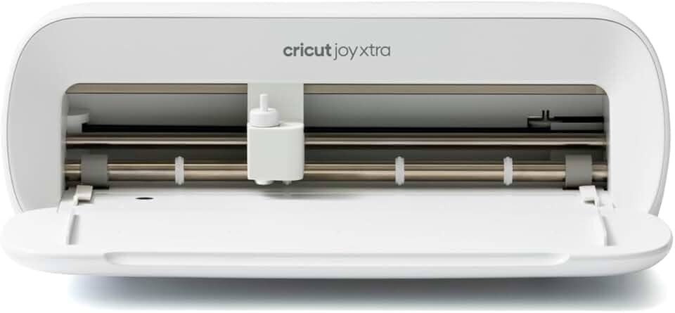 Cricut Joy Xtra Máquina de Corte Inteligente - Branco. Ideal para Personalização de Acessórios, Adesivos, Chaveiros, Cartões e muito mais