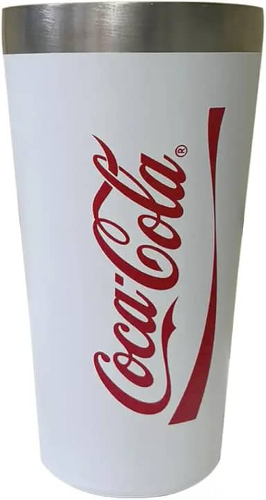 Haüskraft- Copo térmico Coca- Cola branco 500ml