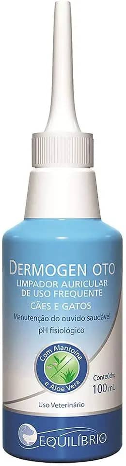 Limpador Auricular Agener União Equilíbrio Dermogen Oto para Cães e Gatos - 100ml