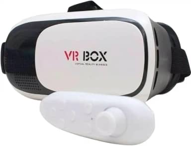 Óculos VR Box 3D com Controle Bluetooth – Realidade Virtual para Celular, Jogos, Filmes e Vídeos 360