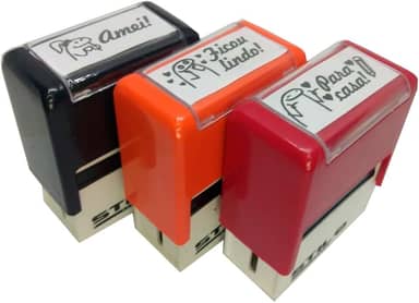 KIT 03 CARIMBOS AUTOMÁTICOS STILO 20 - FLORK - I