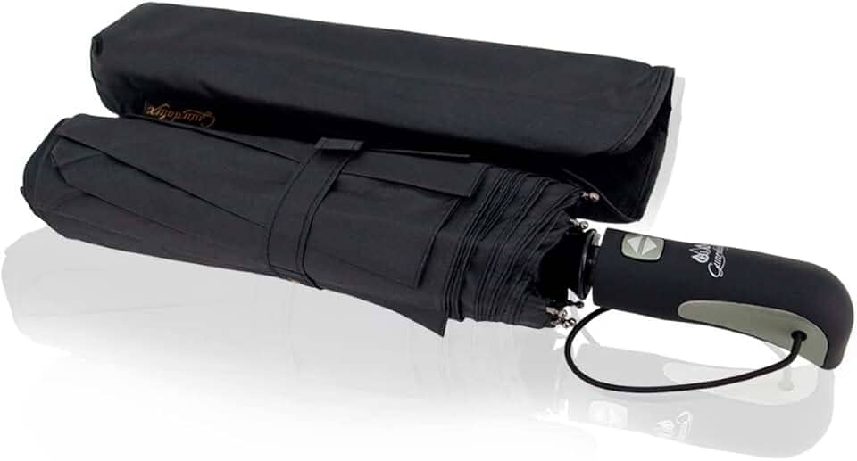 Guarda Chuva Abre E Fecha Automático Contra Vento Reforçado