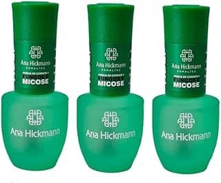 Kit 3 unidades - Esmalte Ana Hickmann 9 ml Help Treatment - Antifungos Melaleuca, Ana Hickmann, Antifungos Melaleuca