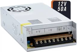Fonte Colmeia Chaveada 12v50a 600w S600-12 Cftv Led Bivolt Automotiva