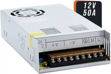 Fonte Colmeia Chaveada 12v50a 600w S600-12 Cftv Led Bivolt Automotiva