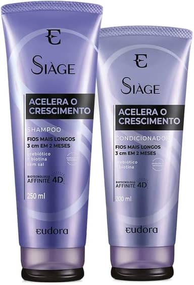 Eudora Kit Siàge Acelera o Crescimento Shampoo + Condicionador