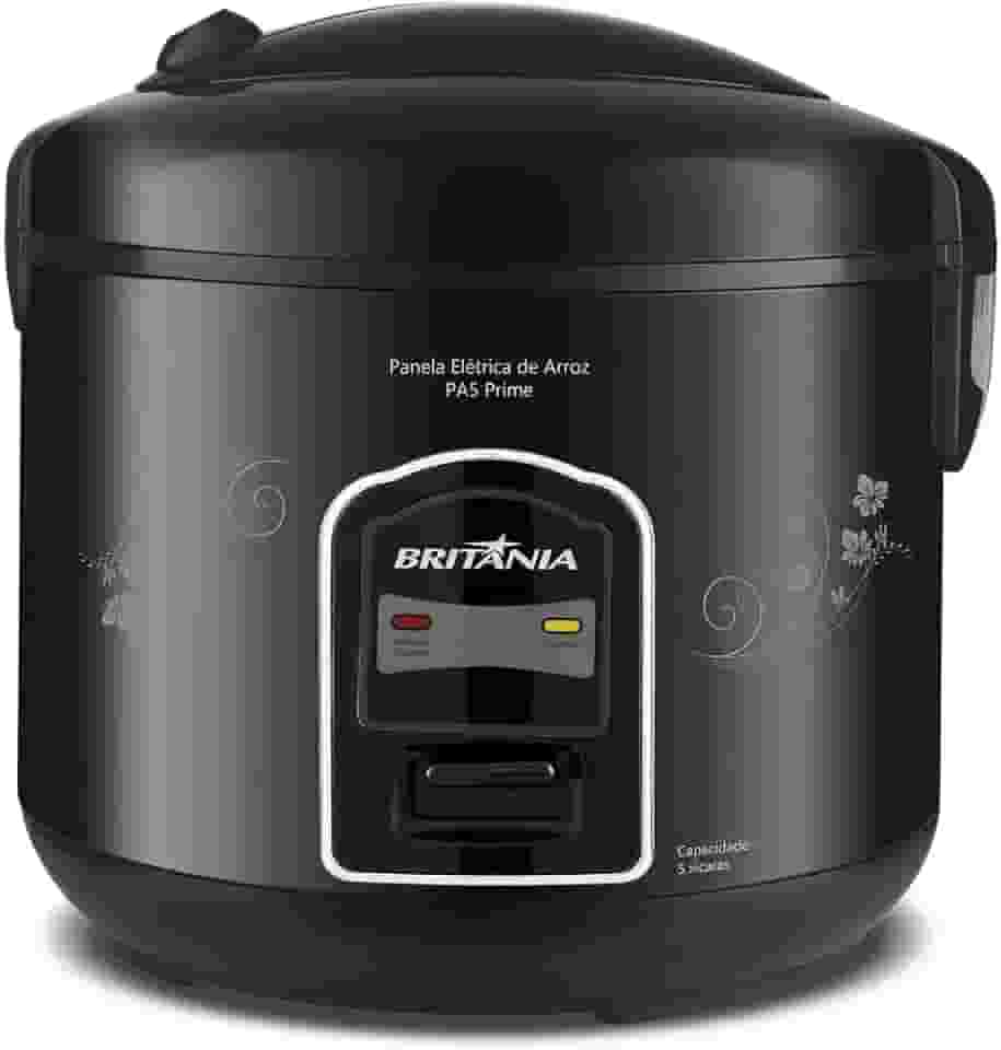 Panela Arroz, PA5 Prime, 400W, Preta, 110v, Britânia
