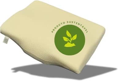 Travesseiro Anatômico Plus Kel | Látex de PU, Antiácaro, Antialérgico, Não Esquenta, Indeformável – Alinhamento da Coluna e Alívio da Tensão