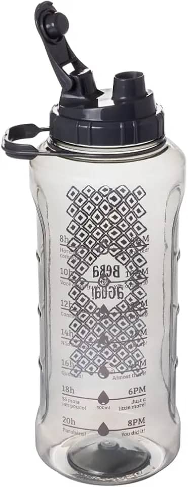 Garrafa Sport Fitness Masculina 2 L Plasútil