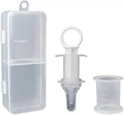 Clingo Dosador De Medicamentos Com Copo Medidor Incolor