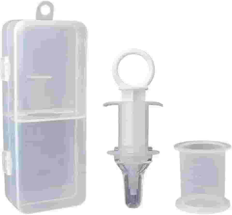 Clingo Dosador De Medicamentos Com Copo Medidor Incolor