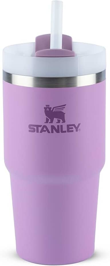 Stanley - Copo Quencher H2.0 FlowState 591ml - Copo de aço inoxidável com tampa, isolamento a vácuo, para água, chá gelado, café, smoothies e muito mais, Lilac