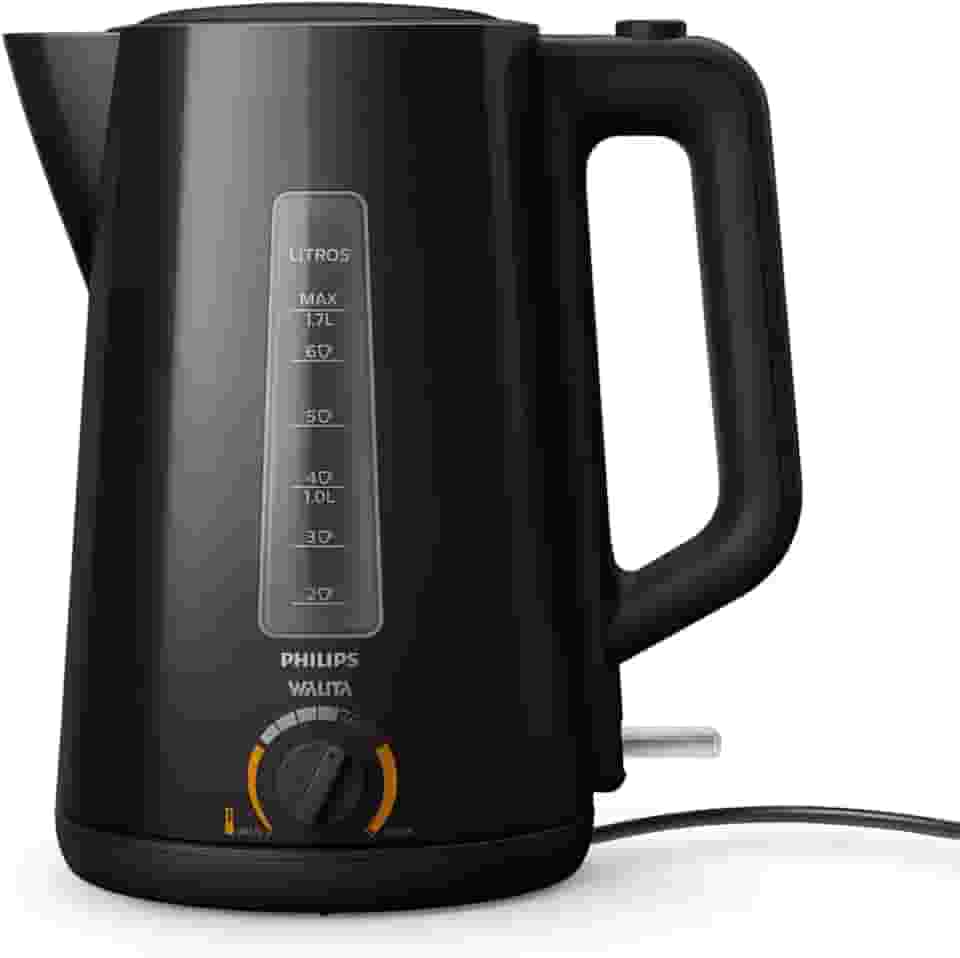 Chaleira elétrica Série 5000, Philips Walita, com função Mate, Preta, 1200W, 110v - RI9368/91