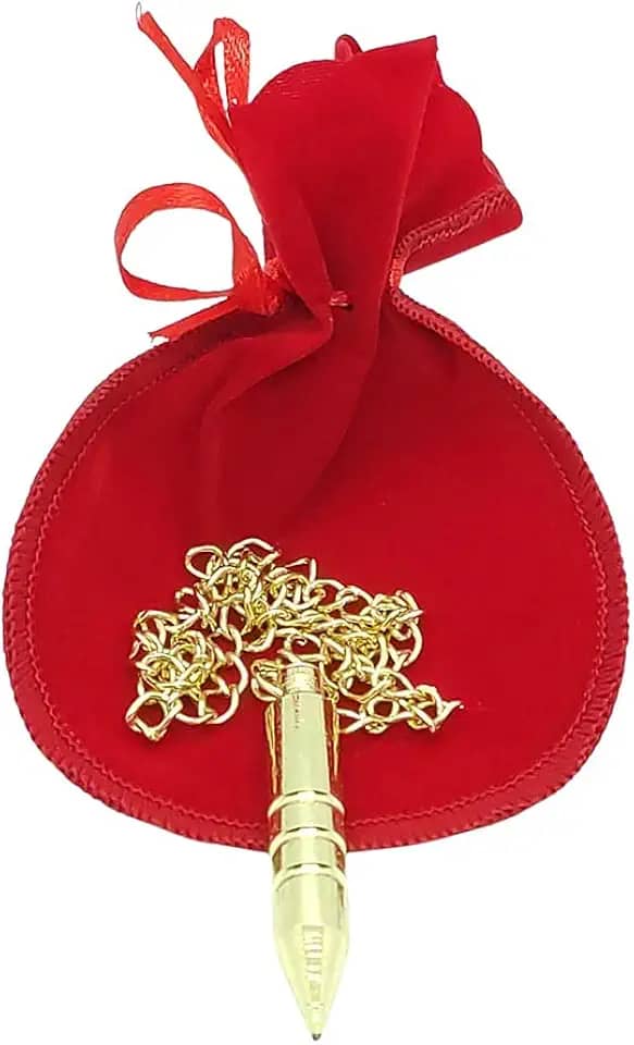 Pêndulo de aço Dourado Radiestesia e Radiônica Obter Respostas