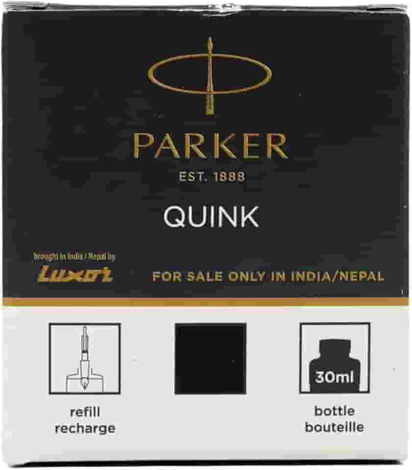 Tinta para Caneta Tinteiro Parker Preta 30mL