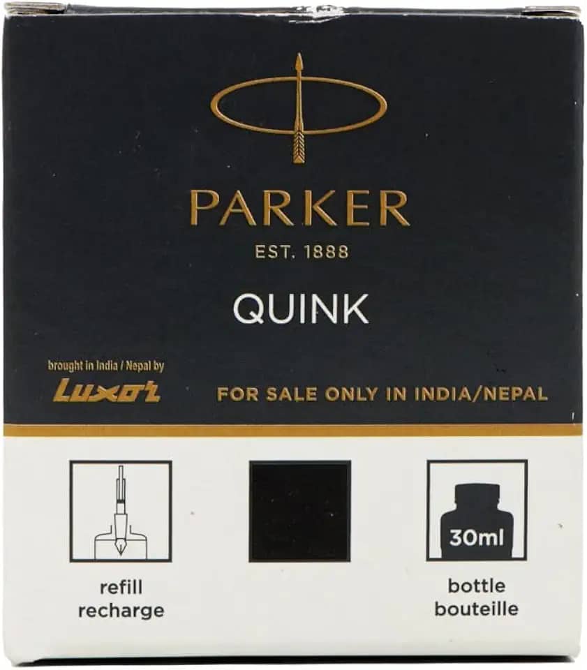 Tinta para Caneta Tinteiro Parker Preta 30mL
