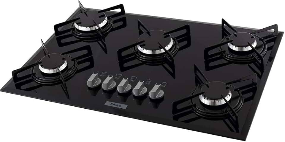 Cooktop a Gás Philco 5 Queimadores Cook Chef Bivolt
