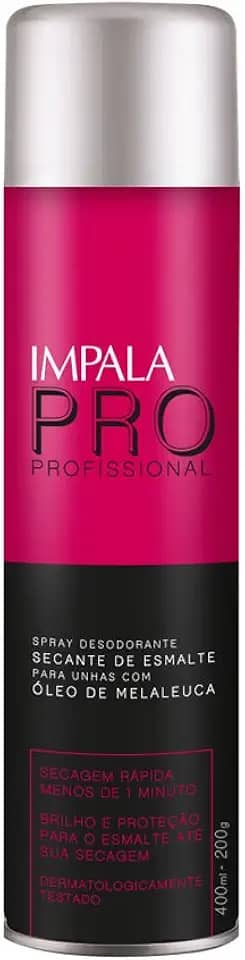 Spray Secante Unhas Melaleuca Impala 400Ml, Impala