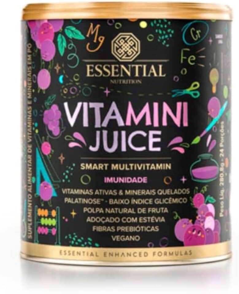 Vitamini Juice Sabor Uva Essential Nutrition 280,8g