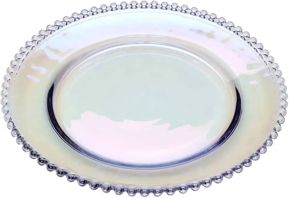 WOLFF - Sousplat de Cristal Rainbow 32cm - Linha Pearl