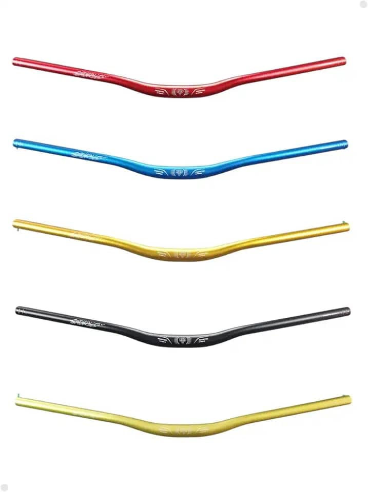 Guidão Mtb Bike 29 Alumínio 780mm 31.8mm Curvo Xc Cores (Dourado)