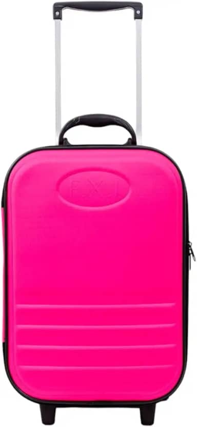 Mala de Viagem de Bordo 10KG Com Rodinhas Medidas Anac Rosa