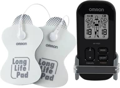 OMRON Massageador de Eletroterapia Portátil TENS Elite HV-F021