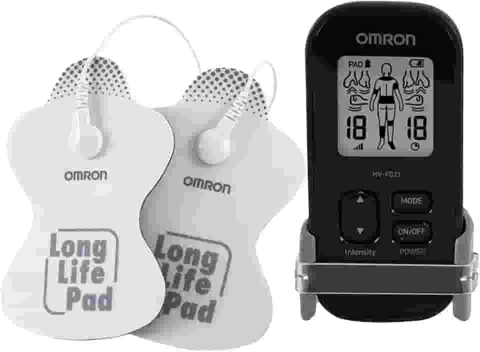OMRON Massageador de Eletroterapia Portátil TENS Elite HV-F021
