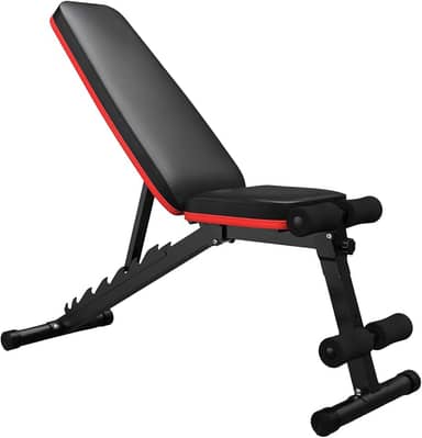 Banco de Musculação Regulável com Apoio de Pernas – Encosto Ajustável e Estrutura Reforçada