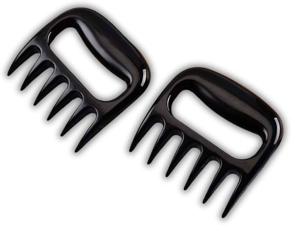 Garra de Urso para Churrasco em Aço Inox – Kit com 2 Peças | Desfiador de Carnes Premium com Pegada Ergonômica e Alta Resistência ao Calor