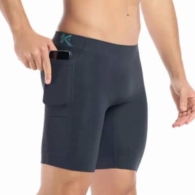 Bermuda Térmica Masculina para Corrida, com Bolso Lateral, Keeper