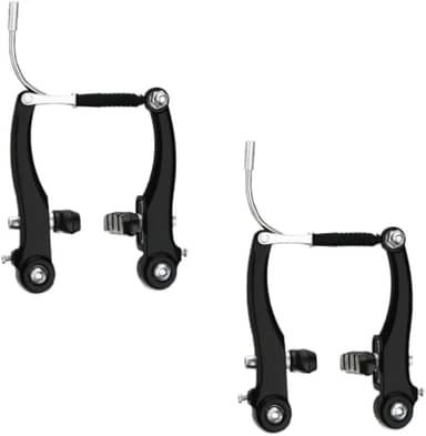 Freio Bicicleta V-BRAKE Aluminio Preto Fosco Diant + TRAS (logan)