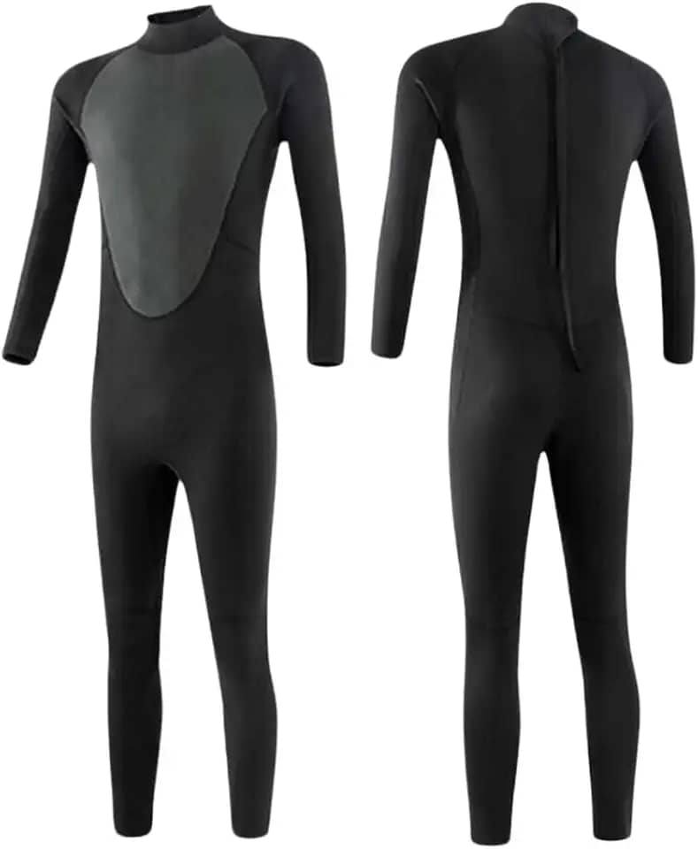 Roupa Borracha Neoprene Long John 3mm Unissex Surf Mergulho Natação