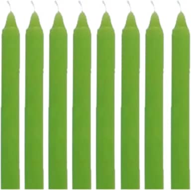 Kit 8 Velas Repelentes Com Óleo Essencial De Citronela, 18,5 Cm, Proteção Contra Insetos e Também Perfuma o Ambiente.