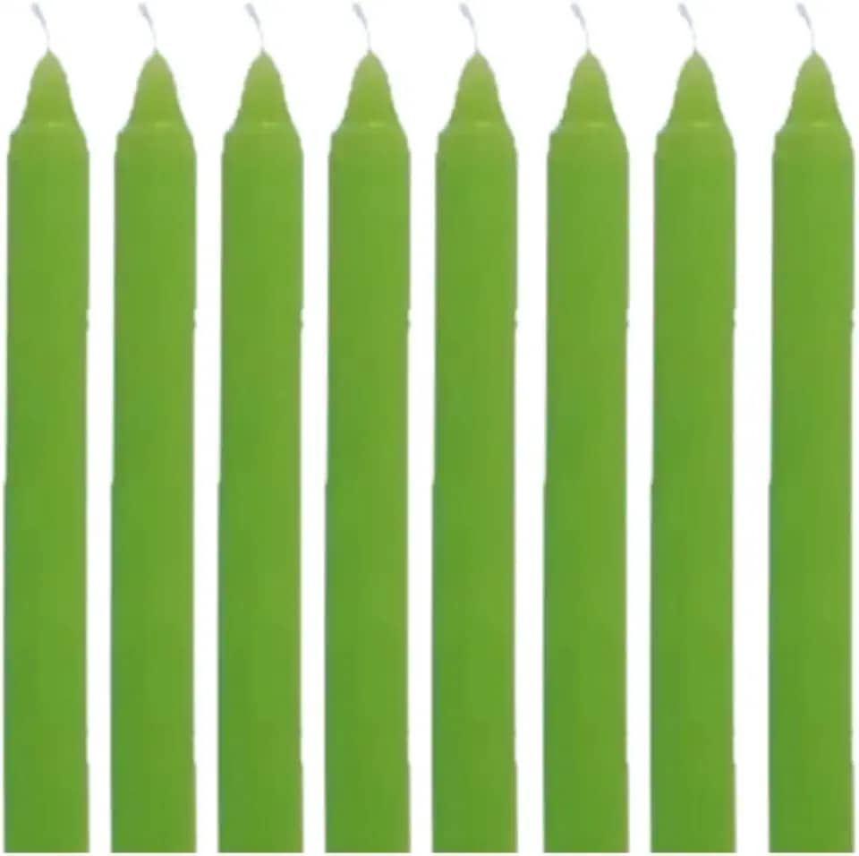 Kit 8 Velas Repelentes Com Óleo Essencial De Citronela, 18,5 Cm, Proteção Contra Insetos e Também Perfuma o Ambiente.