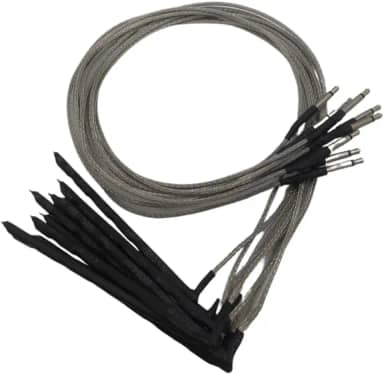 Kit com 10 Captadores Piezo Elétricos de Rastilho para Violão, Cabo Blindado