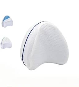 Almofada Ortopédica para Pernas e Joelhos | Travesseiro Ortopédico com Espuma Viscoelástica | Alívio de Dores nas Costas, Quadril, Ciática e Gravidez | Suporte Ergonômico para Dormir