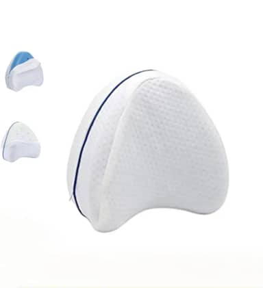 Almofada Ortopédica para Pernas e Joelhos | Travesseiro Ortopédico com Espuma Viscoelástica | Alívio de Dores nas Costas, Quadril, Ciática e Gravidez | Suporte Ergonômico para Dormir
