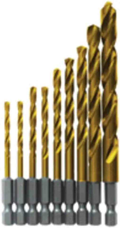 Kit de brocas BOSCH TI9IM, estojo incluído, 9 peças