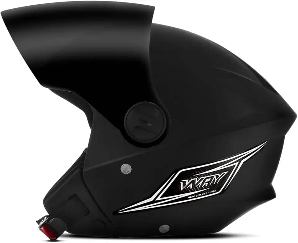 CAPACETE ABERTO MIXS WAY PRETO FOSCO TAM. 58 VIS. FUMÊ