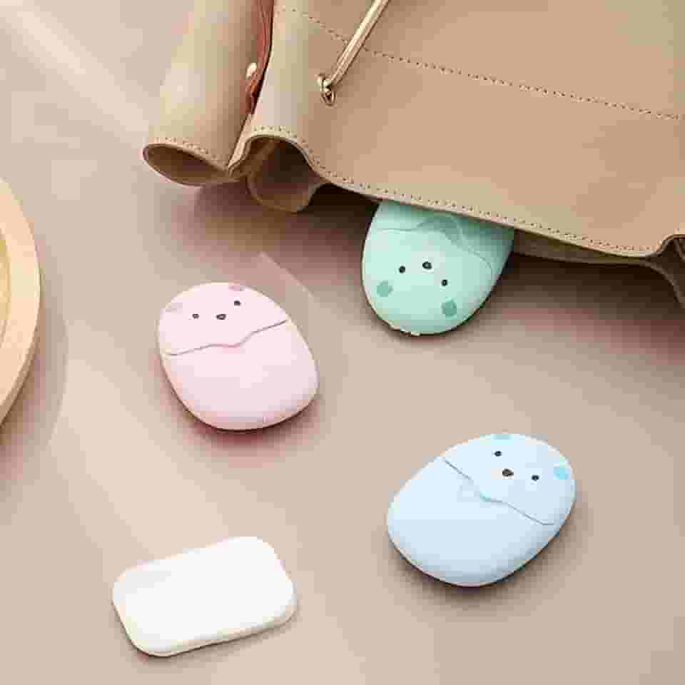 Sabonete Em Folhas Portátil 50 Unidades Case Ursinho Viagem Bolsa