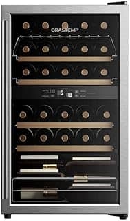 Adega Climatizada Brastemp Dual Zone 33 Garrafas Inox Bzb33beana - 127v
