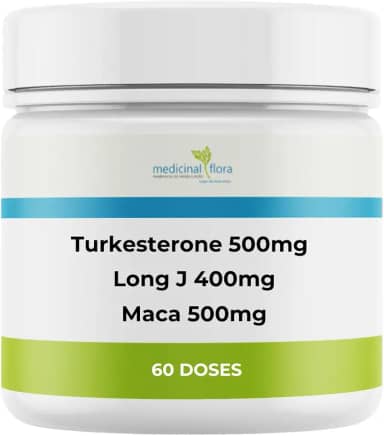 Maca Peruana 500mg + Turkesterone 500mg + Long J - 60 Doses