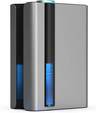 desumidificador de ar,Filtros reutilizáveis, 2400 ML, Com mangueira de drenagem, Luzes de atmosfera coloridas, adequado para salas de estar, armários, banheiros, porões, trailers